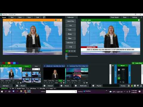 SINGULAR LIVE INTERGRATION WITH VMIX OUTPUT PROFFESIONAL BROADCAST