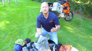 preview picture of video 'How to Pack for Your Motorcycle Trip - Part 3'