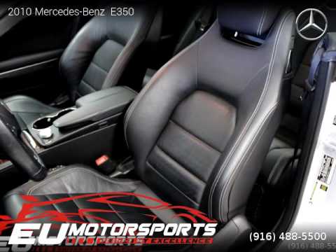 2010 Mercedes-Benz  E350 - EU Motorsports