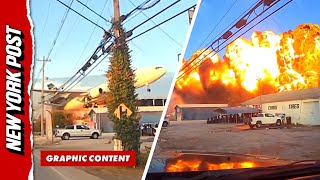 New Dashcam Video Shows Different Angle of UPS Plane Crash
