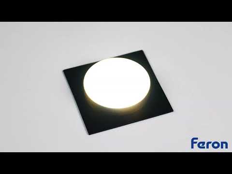 Миниатюра изображения товара Точечный светильник Feron DL507 / 51351 (белый/черный)