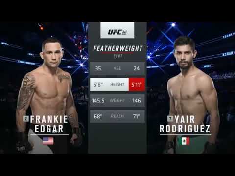 Frankie Edgar vs Yair Rodriguez full fight