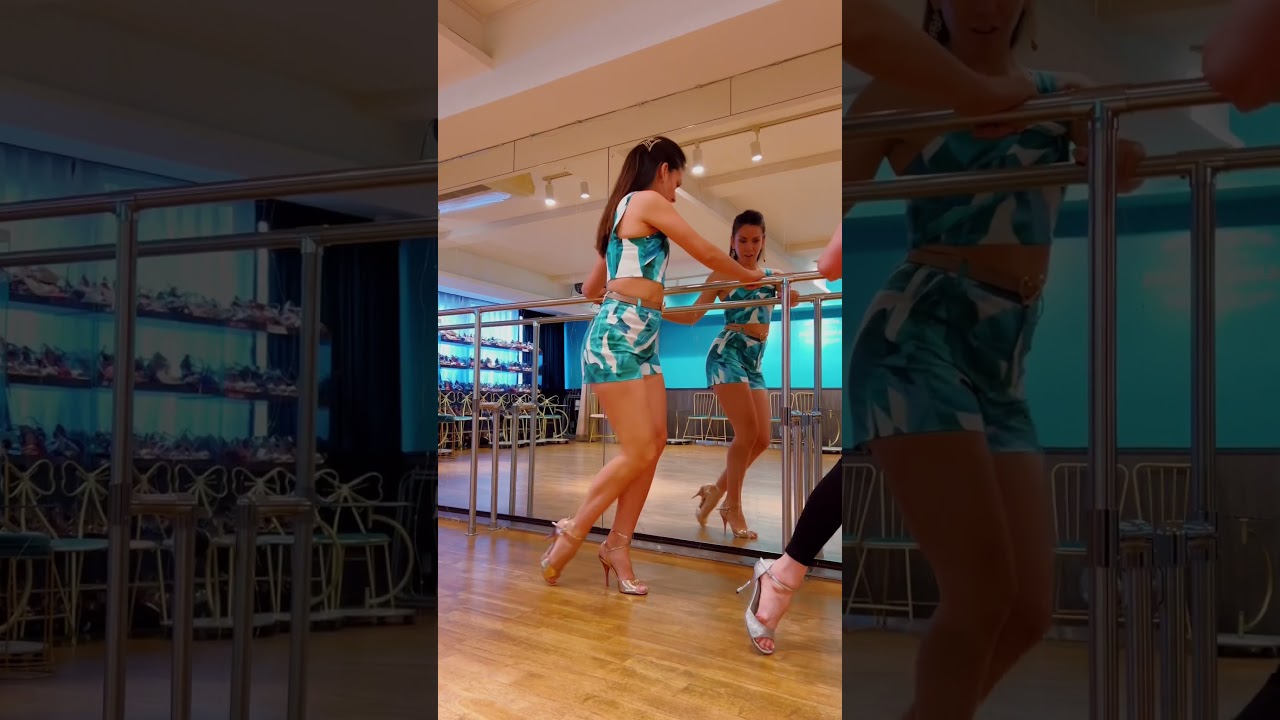 Yanina Quiñones enseñando Boleos en Tokyo #tango #tangolessons #tangoargentino #milonga #tangodance