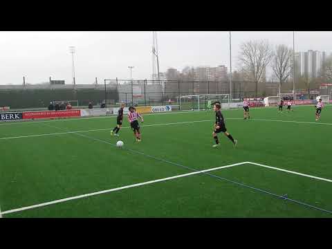 1e kwart Excelsior R'dam O12 – Sparta R’dam O12 (13-1-2018); Overall einduitslag: 5-15