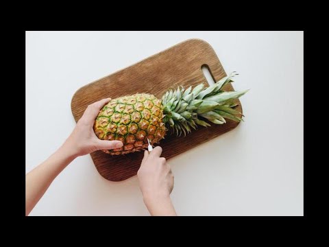 Fresh Pineapple Broken Down in Under 5 Minutes — No Frozen Needed