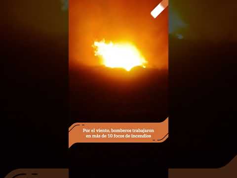 Incendios en San Juan por el VIENTO ZONDA