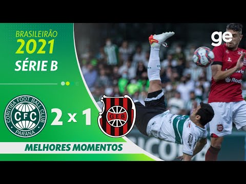 Gols e lances de Coritiba x Brasil de Pelotas