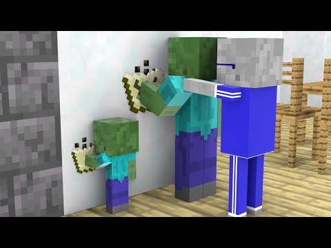 Naughty Baby Zombie - Minecraft Animation