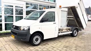 Volkswagen Transporter T5 2.0i 85KW L2H1 CNG aardgas + Benzine Veegvuilkipp volquete < 3.5t | Imagen 4 - Autoline