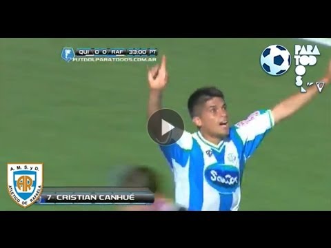 Gol Canuhé. Quilmes 0 - Rafaela 1. Torneo Inicial 2013. Fecha 12. Fútbol Para Todos.