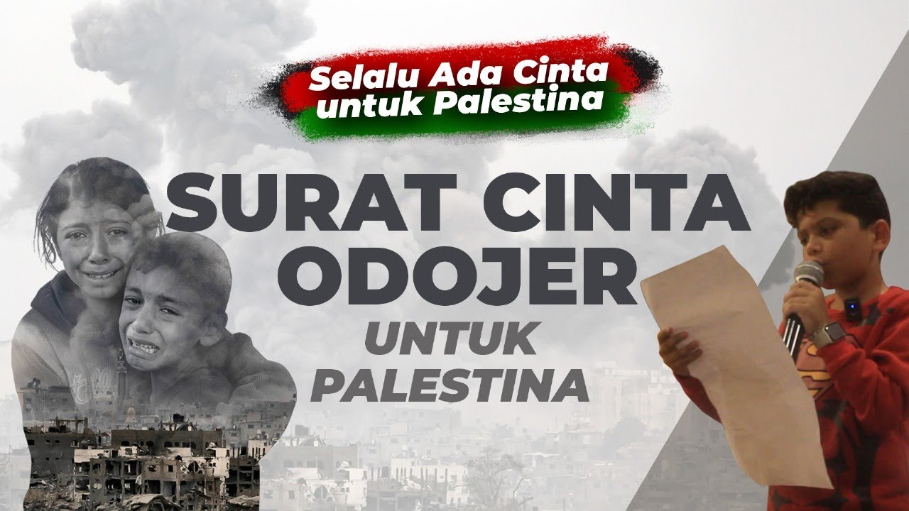 PEMBACAAN SURAT CINTA UNTUK RAKYAT PALESTINA OLEH ANAK PALESTINA