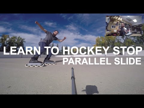 How to Hockey Stop on Rollerblades (How to parallel slide)