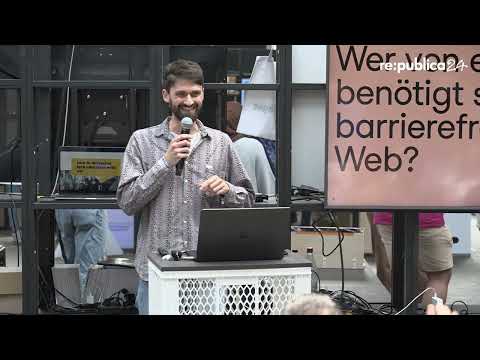 Video Thumbnail: re:publica 2024: Samuel Weiß - Can AI make you care? ...