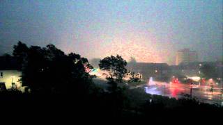 preview picture of video 'Schwerer Gewittersturm wütet am 18.08.2011 über Hemer'