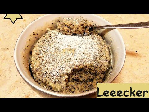 Fluffiger Mohn-Eierlikörkuchen, in 5 Minuten verzehrbereit! Poppy seed egg liqueur cake in 5 minutes