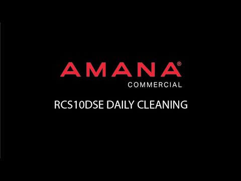 Amana RCS10DSE Daily Cleaning
