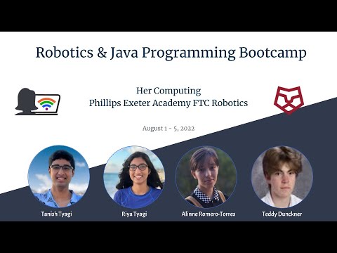 Robotics Java Programming Bootcamp Opening Presentation