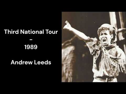 Andrew Leeds as Gavroche - Third National Tour - 1989