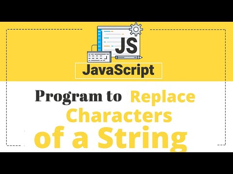 Program to Replace Characters of a String in JavaScript