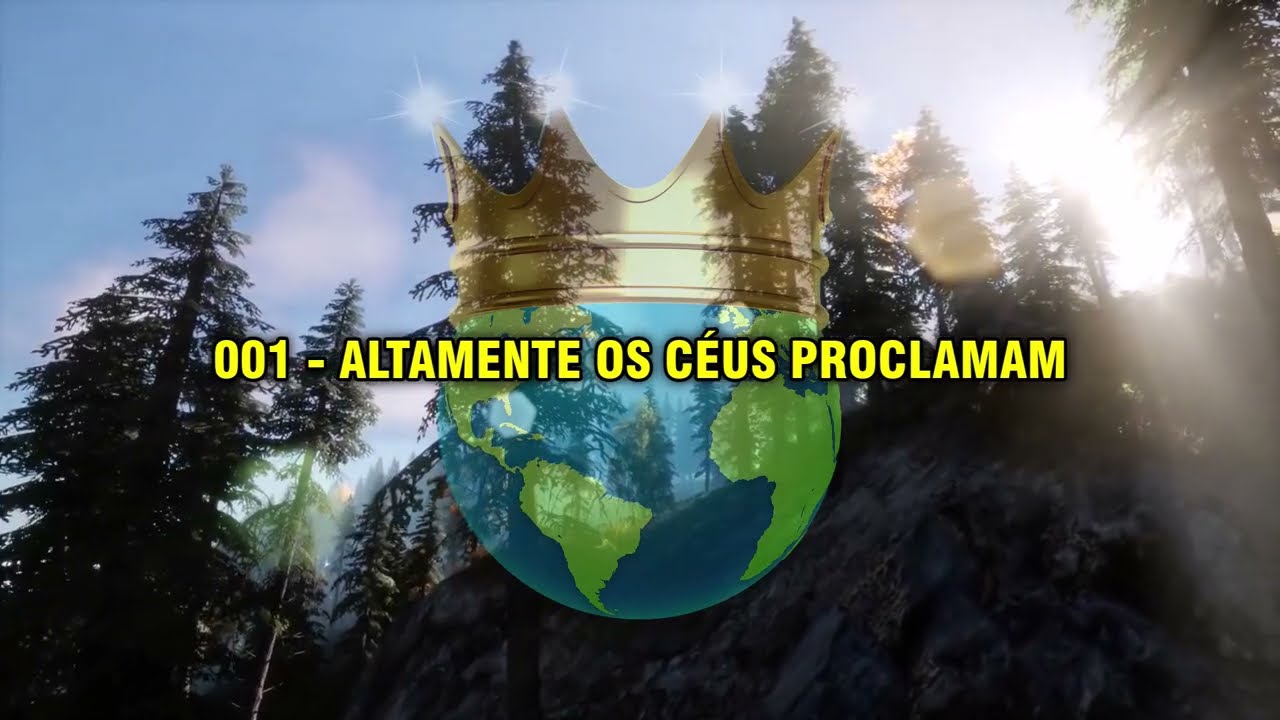 Vídeo: 001 - ALTAMENTE OS CÉ́US PROCLAMAM (Novo Hinário Estilo Karaokê)