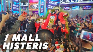 Download lagu Qahtan Gets Clawed by Saleha Falling During ZIGGY ZAGGA LIVE in MALL HYSTERIC!!! | Gen Halilintar mp3