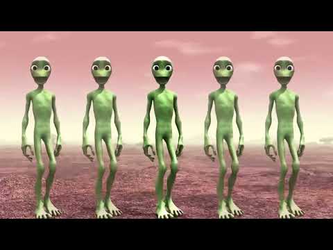 Dame tu cosita Funny alien danceGreen alien dance Dance song effect