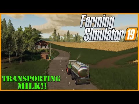 Transporting Milk!! | Farming Simulator 19 Feature