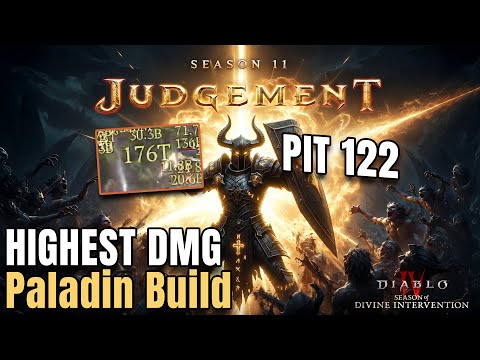 HIGHEST DMG Paladin Build Pit 122 JUDGEMENT DAY 200T DPS