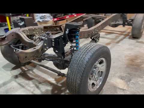 1978 F250 4wd Frame with Super Duty Coil Spring Front End and 2017 Rear Springs