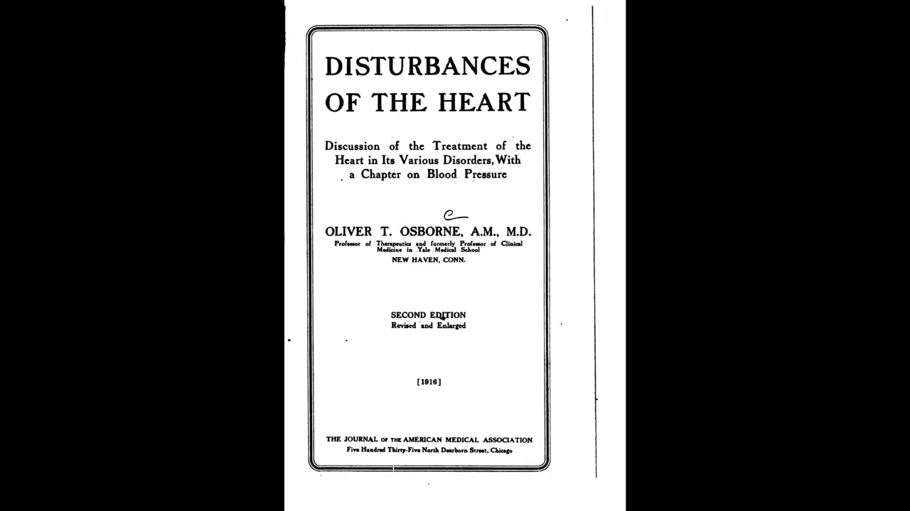 Disturbances of the heart, discussion of the treatment of the heart in its various