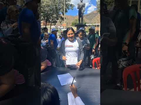 Estado Carabobo  municipio Diego Ibarra, parroquia Mariara Recolección de cartas para el presidente