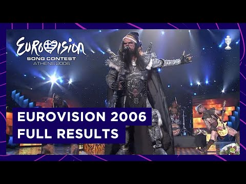 Eurovision Song Contest Athens 2006 | Full Results