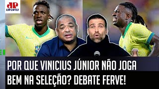 ‘O Vinicius Júnior não jogou nada: mas por amor de Deus, já tem gente falando que…’; Vini na Seleção debatido