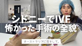 シドニーでIVF（体外受精）｜腹腔鏡＆子宮鏡手術の体験記Vlog【怖かった…】