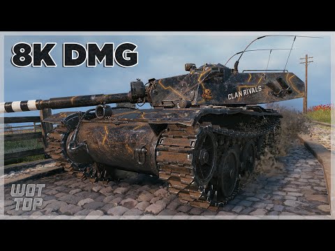Bat.-Châtillon Bourrasque - 8K Damage 7 Kills - World of Tanks