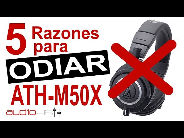 Vídeo relacionado con Audio-Technica M50x Auriclares Profesionales Para Monitorizacoin Negro