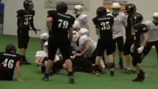 preview picture of video '2015 U12 Wash Co Indoor Football Week 1 (3/22/15)'