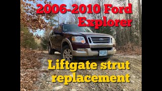 Liftgate strut replacement, 2006-2010 Ford Explorer