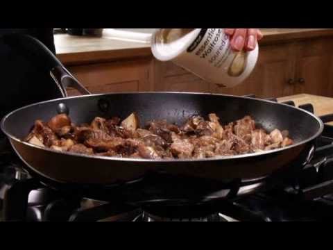 Speedy beef stroganoff recipe from Waitrose