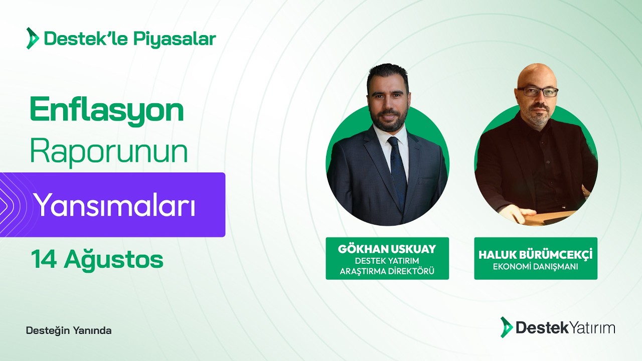 Enflasyon Raporunun Yansımaları | Destek Yatırım | Gökhan Uskuay - Haluk Bürümcekçi