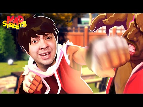 alanzoka jogando Mad Streets com os amigos
