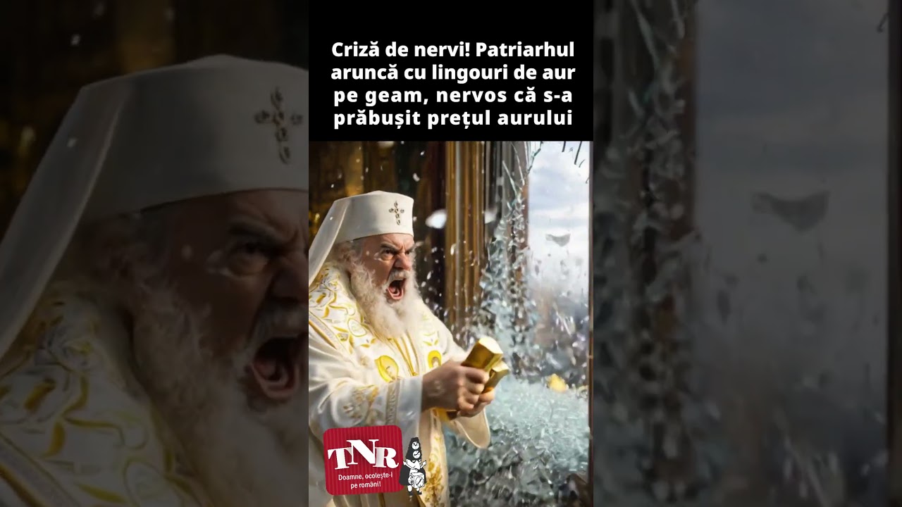 Criză de nervi! Patriarhul aruncă cu lingouri pe geam, nervos că s-a prăbușit prețul aurului