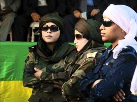 What Am I Living For?  Clarence "Gatemouth" Brown -  Gaddafi's all female personal security force
