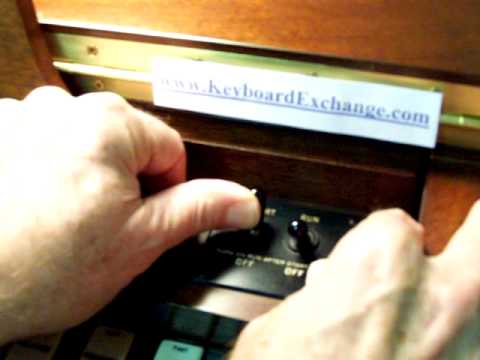 How to start a Hammond Organ