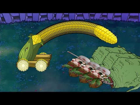 PVZ PC Fusion Challenge!! Team Cannon VS Team Monster Dr Zomboss | PVZ 2 #24