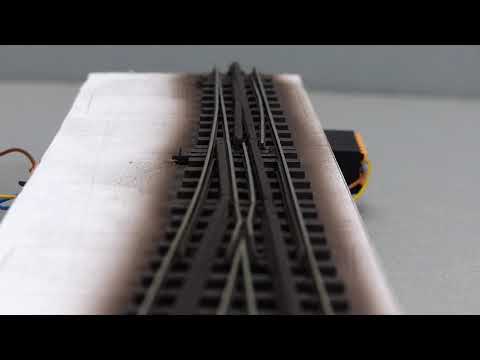 Zahnstangenweichen System Strub H0m