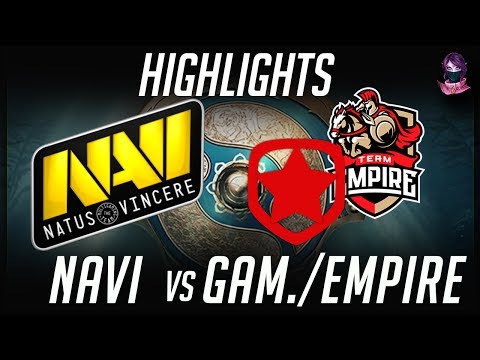 NaVi vs Gambit/Empire The International 2017 CIS TI7 Highlights by Time 2 Dota #dota2 #ti7