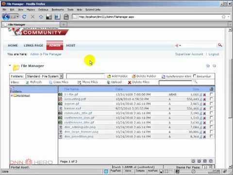 DotNetNuke Tutorial - Understanding the Auto-Sync file system option - Video #169