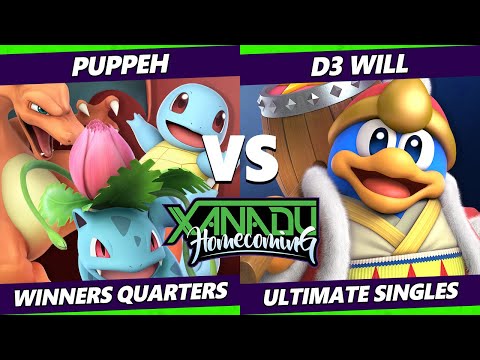 Xanadu Homecoming Winners Quarters - Puppeh (Pokemon Trainer) Vs. D3_Will (Dedede) Smash Ultimate