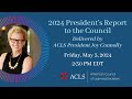 Joy Connolly's 2024 President’s Report to the Council